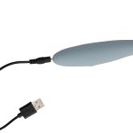 Ultra Soft Silicone G-Spot Vibrator - Basalt Grey - obrazek 4