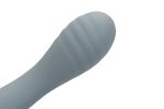Ultra Soft Silicone G-Spot Vibrator - Basalt Grey - obrazek 5