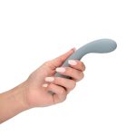 Ultra Soft Silicone G-Spot Vibrator - Basalt Grey - obrazek 6