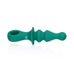 Pawn Shaped Anal Vibrator - Peacock Plume - obrazek 3