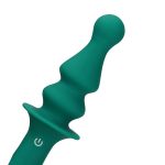 Pawn Shaped Anal Vibrator - Peacock Plume - obrazek 4