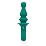 Pawn Shaped Anal Vibrator - Peacock Plume - obrazek 5