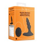 Beaded Vibrating Anal Plug with Remote Control - obrazek 2