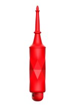 Circe - ABS Bullet With Sleeve - 10-Speeds - Red - obrazek 2