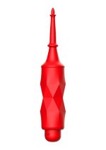 Circe - ABS Bullet With Sleeve - 10-Speeds - Red - obrazek 3
