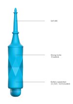 Circe - ABS Bullet With Sleeve - 10-Speeds - Turqiose - obrazek 5