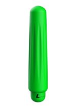 Delia - ABS Bullet With Sleeve - 10-Speeds - Green - obrazek 3