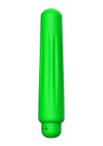 Delia - ABS Bullet With Sleeve - 10-Speeds - Green - obrazek 4