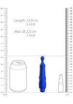 Dido - ABS Bullet With Sleeve - 10-Speeds - Royal Blue - obrazek 5