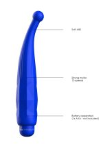 Lyra - ABS Bullet With Sleeve - 10-Speeds - Royal Blue - obrazek 6