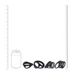Silicone Cock and Ball Ring Set of 4 - Black - obrazek 7