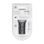Silicone Cockring and Ribbed Sleeve - Black - obrazek 3