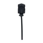 Detachable Wide Adjustable Silicone Lasso Cockring - 5mm - Black - obrazek 4