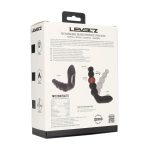 Vibrating Heating Bendable Tapping Beaded Silicone Prostate Stimulator - Black - obrazek 3