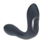 Vibrating Heating Bendable Tapping Silicone Prostate Stimulator - Black - obrazek 6