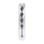 Silicone Waterdrop Anal Balls - XL - 50mm - Black - obrazek 2