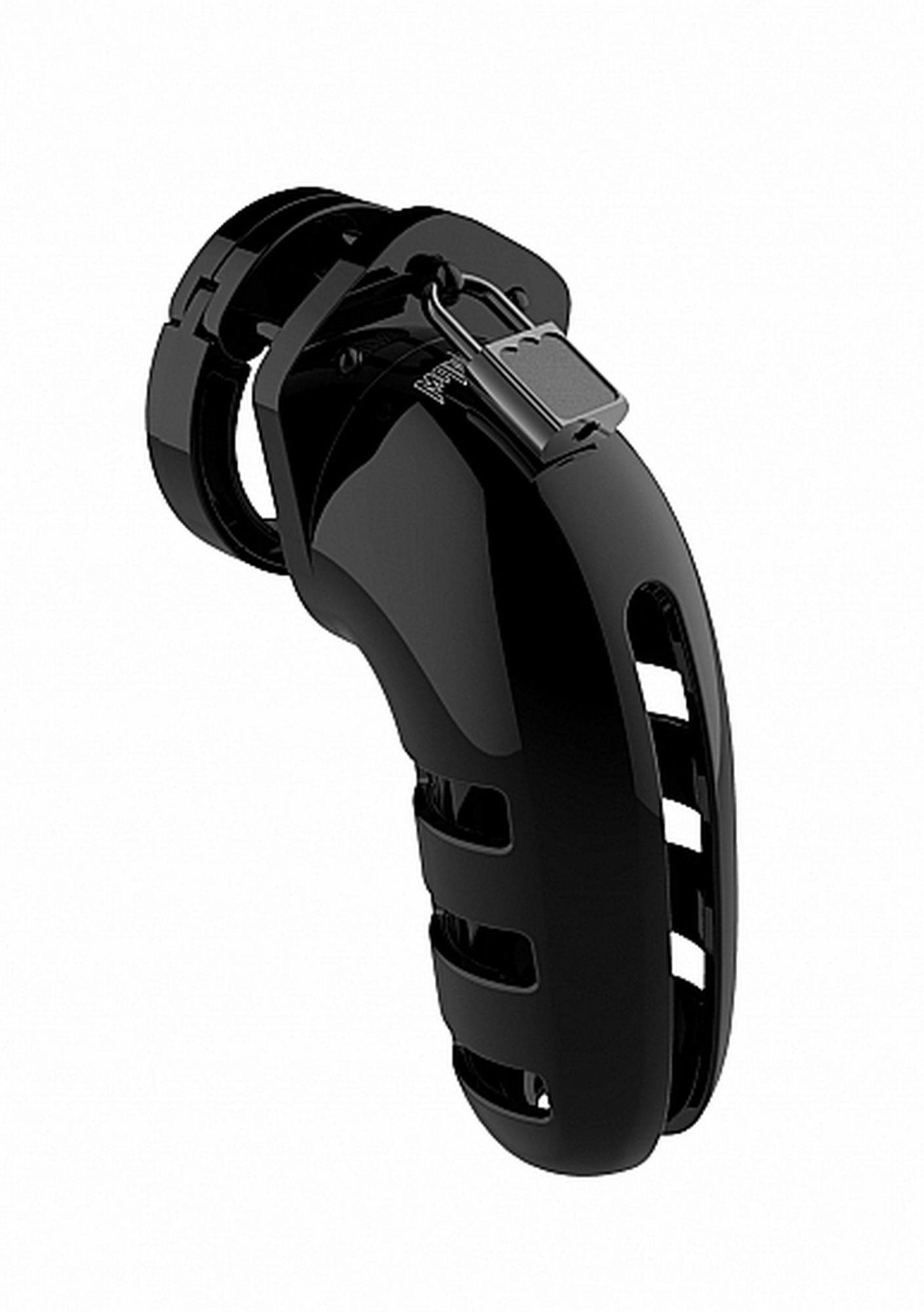36-MCG006BLK Model 06 - Chastity - 5.5"" - Cock Cage - Black - obrazek 1