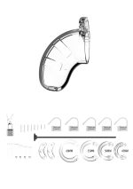Model 15 - Chastity - 3.5"""" - Cock Cage - Transparent - obrazek 3