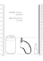 Model 15 - Chastity - 3.5"""" - Cock Cage - Transparent - obrazek 5