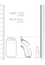 Model 16 - Chastity - 4.5"""" - Cock Cage - Transparent - obrazek 5