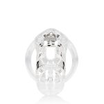 Model 25 - Chastity Cage - 3.5'' / 9 cm - Transparent - obrazek 3