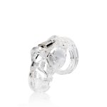 Model 25 - Chastity Cage - 3.5'' / 9 cm - Transparent - obrazek 4