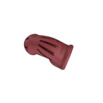 Model 28 - Ultra Soft Silicone Chastity Cage - Red - obrazek 2