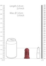 Model 28 - Ultra Soft Silicone Chastity Cage - Red - obrazek 6