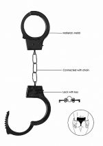 Beginner""s Handcuffs - Black - obrazek 6