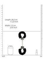 Beginner""s Handcuffs Furry - Black - obrazek 4