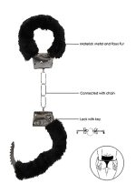 Beginner""s Handcuffs Furry - Black - obrazek 6