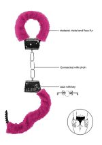 Beginner""s Handcuffs Furry - Pink - obrazek 6