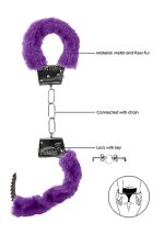 Beginner""s Handcuffs Furry - Purple - obrazek 6