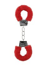 Beginner""s Handcuffs Furry - Red - obrazek 5