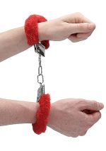 Beginner""s Handcuffs Furry - Red - obrazek 8