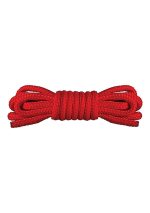 Japanese Mini Rope - 1,5m - Red - obrazek 3