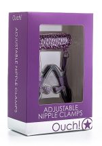 Adjustable Nipple Clamps - Purple - obrazek 2