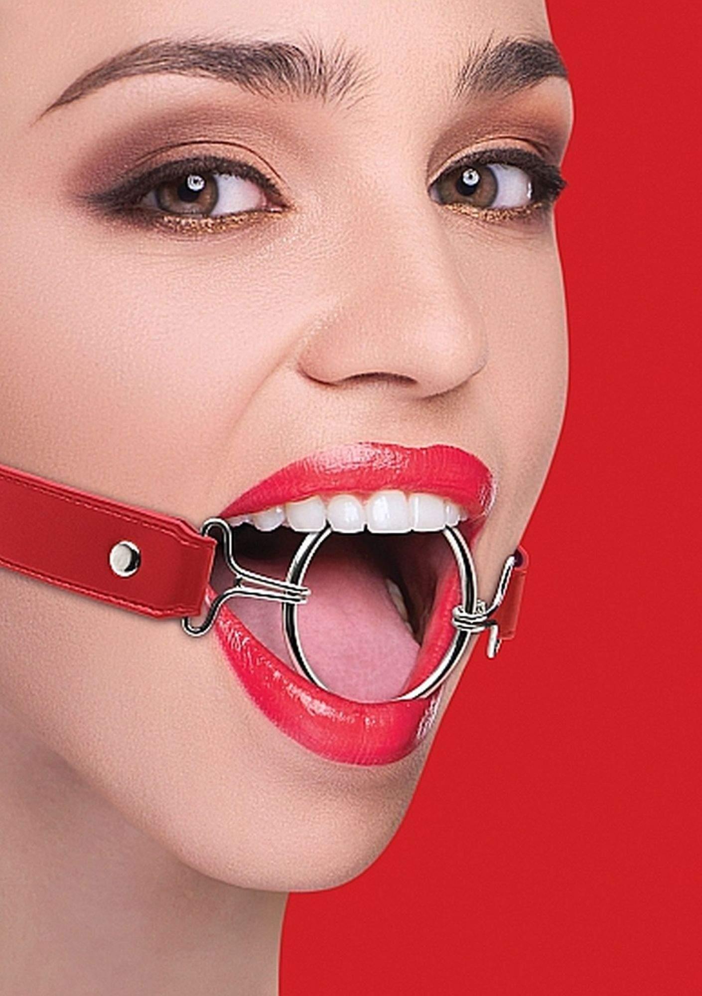 36-OU105RED Ring Gag XL - Red - obrazek 1