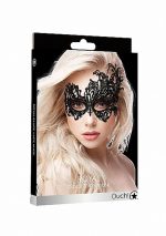 Royal Black Lace Mask - Black - obrazek 2