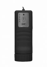 Vibrating Silicone Strapless Strapon - Black - obrazek 6