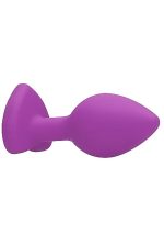 Diamond Heart Butt Plug - Regular - Purple - obrazek 7