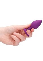 Diamond Heart Butt Plug - Regular - Purple - obrazek 10