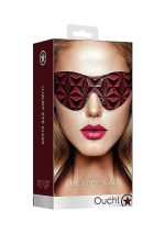 Luxury Eye Mask - Burgundy - obrazek 3
