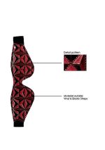 Luxury Eye Mask - Burgundy - obrazek 6