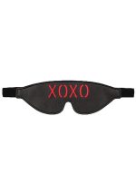Ouch! Blindfold - XOXO - Black - obrazek 3