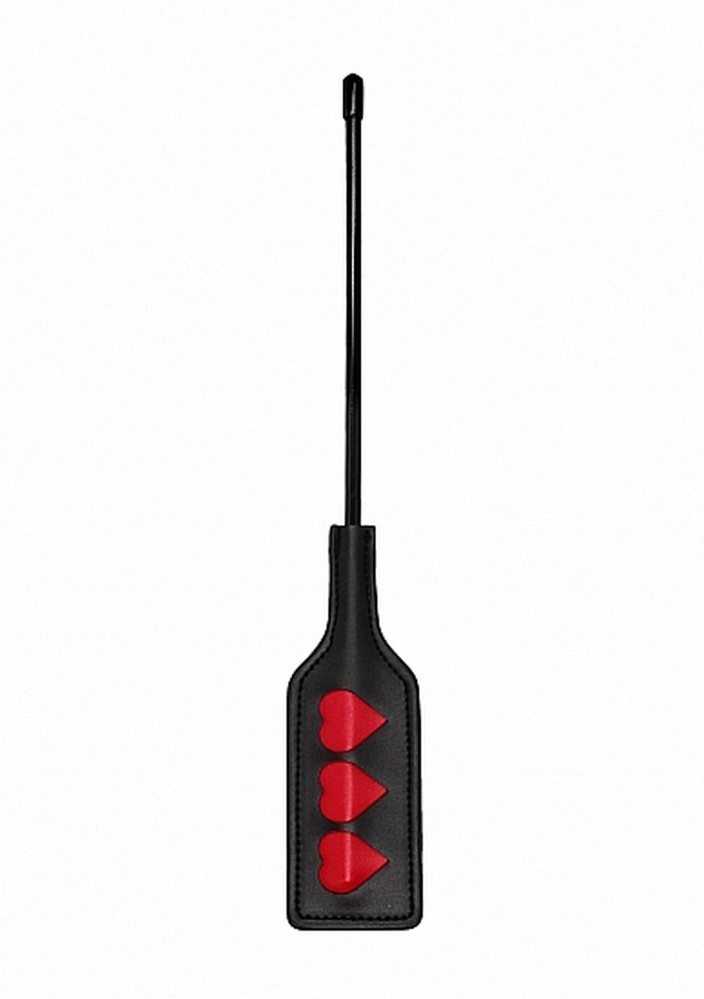 36-OU403BLK Ouch! Crop - HEART - Small - Black - obrazek 1