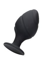 Swirled Butt Plug Set - Black - obrazek 5