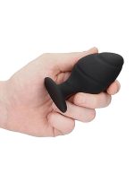 Swirled Butt Plug Set - Black - obrazek 6
