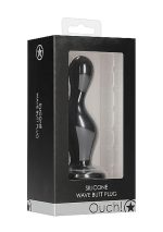 Wave Butt Plug - Black - obrazek 2