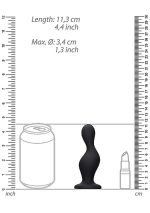 Wave Butt Plug - Black - obrazek 4